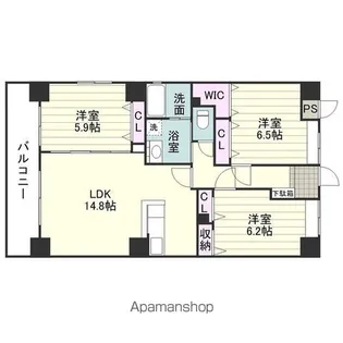 桜ガーデンヒルズ【501号室】の間取り