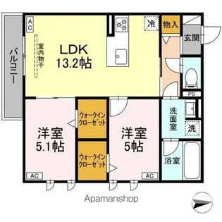 LEONE RESIDENCE【2階】の間取り