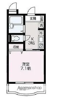 ペルル【205号室】の間取り