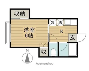 ソーレムわかたけ【1階】の間取り