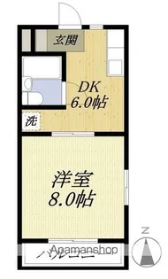 ハイツ赤とんぼ【1階】の間取り