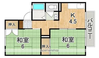 エトワール栄【1階】の間取り