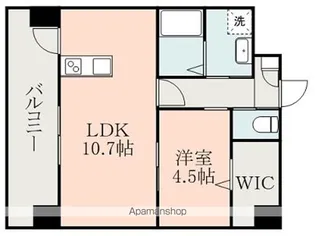 プレディアスタイル博多【4階】の間取り