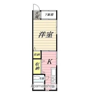 ベルドルフ【1階】の間取り