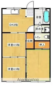 長友平四郎アパート(1丁目)【5号号室】の間取り
