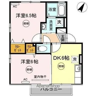クレシェンドM【2階】の間取り
