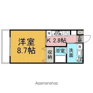 ノーブ新百合【1階】の間取り