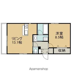 ペル・マアト【1階】の間取り