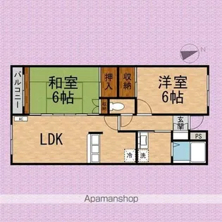 CASA野火止【3階】の間取り