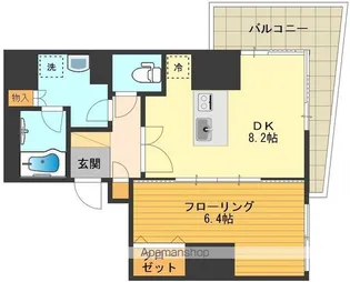 シャーメゾンステージ日野【407号室号室】の間取り