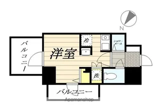 MODERN PALAZZO 天神南Ⅱ【2階】の間取り
