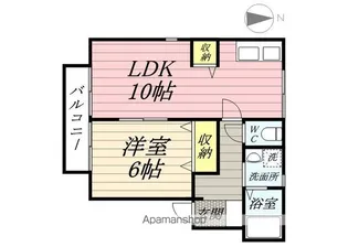 スカイガーデン関【2階】の間取り