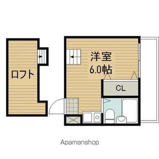 トモエハイツ5号館【4階】の間取り