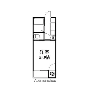 コーポやまA棟【2階】の間取り