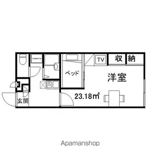レオパレス長浜インター【202号室】の間取り