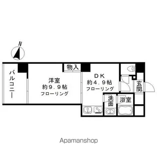 ジェラ恵比寿レジデンス【4階】の間取り