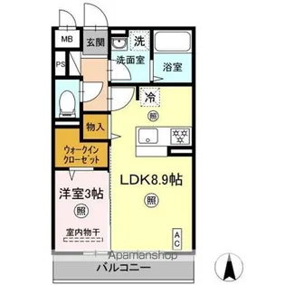 コンフォーティア【3階】の間取り