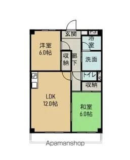 グランメール竹内【3階】の間取り