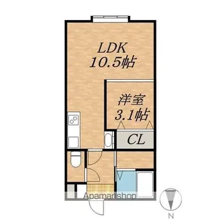 HORO HORO【2階】の間取り