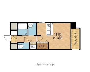 スプランディッド野江【306号室】の間取り