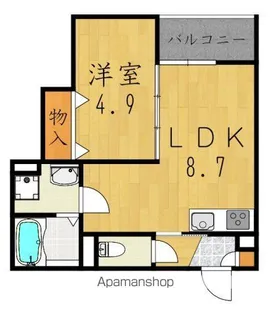 クレアール五位堂【1階】の間取り