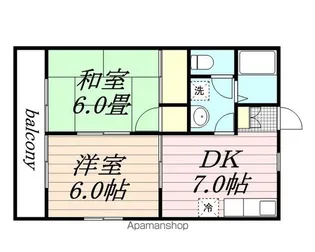 コンフォート東船橋【2階】の間取り