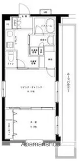 グランフォース富士見台【4階】の間取り