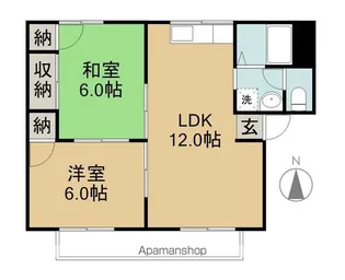 メゾン・ド・東雲【2階】の間取り