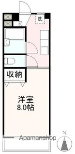 プレアール仏生山Ⅰ・Ⅱ【Ⅱ306号室】の間取り
