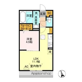 ERSTE【1階】の間取り