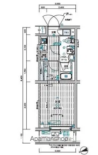 メインステージ和光【108号室号室】の間取り