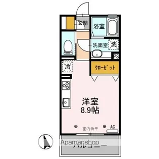 OHANAオハナ【2階】の間取り