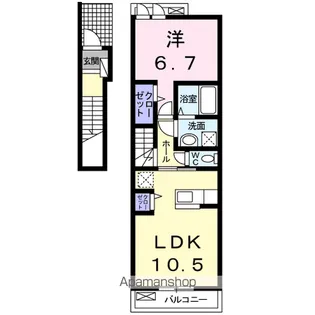 エル・クラシコ【2階】の間取り