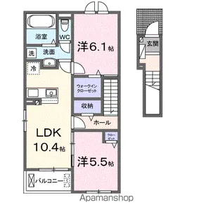 グランドール・ヌール【2階】の間取り