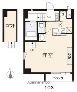 コリドールベイ【1階】の間取り