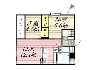 LUXCAS大橋【5階】の間取り