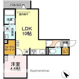 セレスティア堀切II II【2階】の間取り