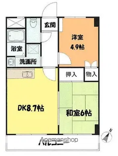 スタードミール【1階】の間取り