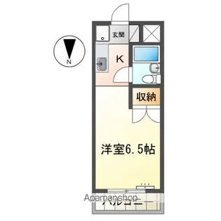 グレートコースト桜山【205号室】の間取り