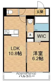 ブレッシア石神井公園【1階】の間取り