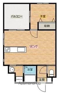 ソラーレ広島【3階】の間取り