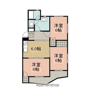クリスタル12【2階】の間取り