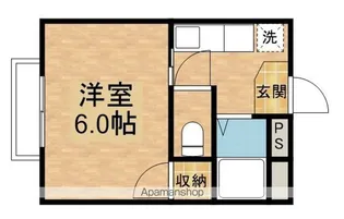 コーポうきた【2階】の間取り