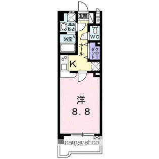 サン トール【4階】の間取り