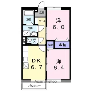ルミエール【2階】の間取り