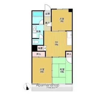 アドニス9【2階】の間取り