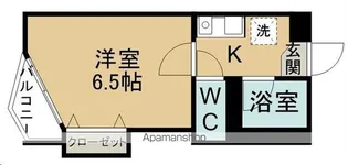 タキ・コーポラス【102号室】の間取り