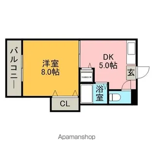 ローリス香椎7【310号室】の間取り