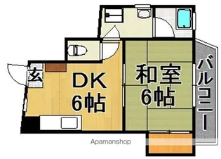天神JOEビル【4階】の間取り