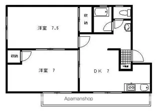 長浜マンション【11号室】の間取り